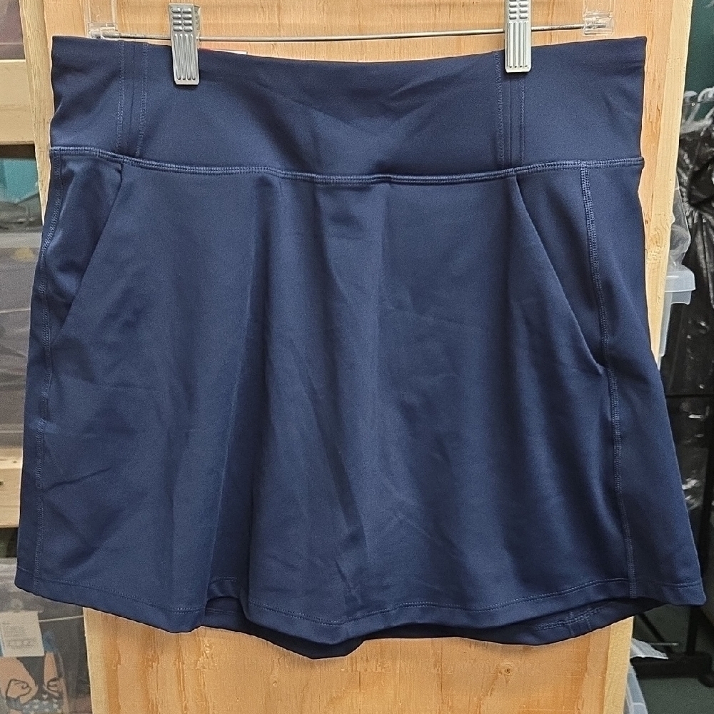 Lole Size L Navy Pull On Active Skort